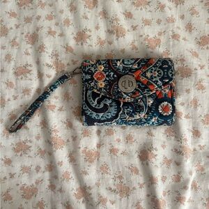 blue & orange vera bradley Wristlet Wallet